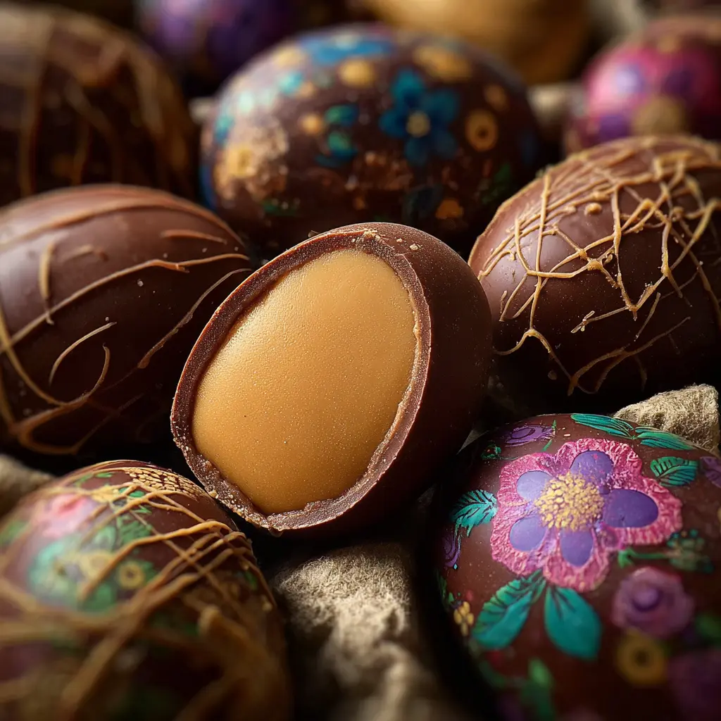 Festive Easter Chocolate Eggs