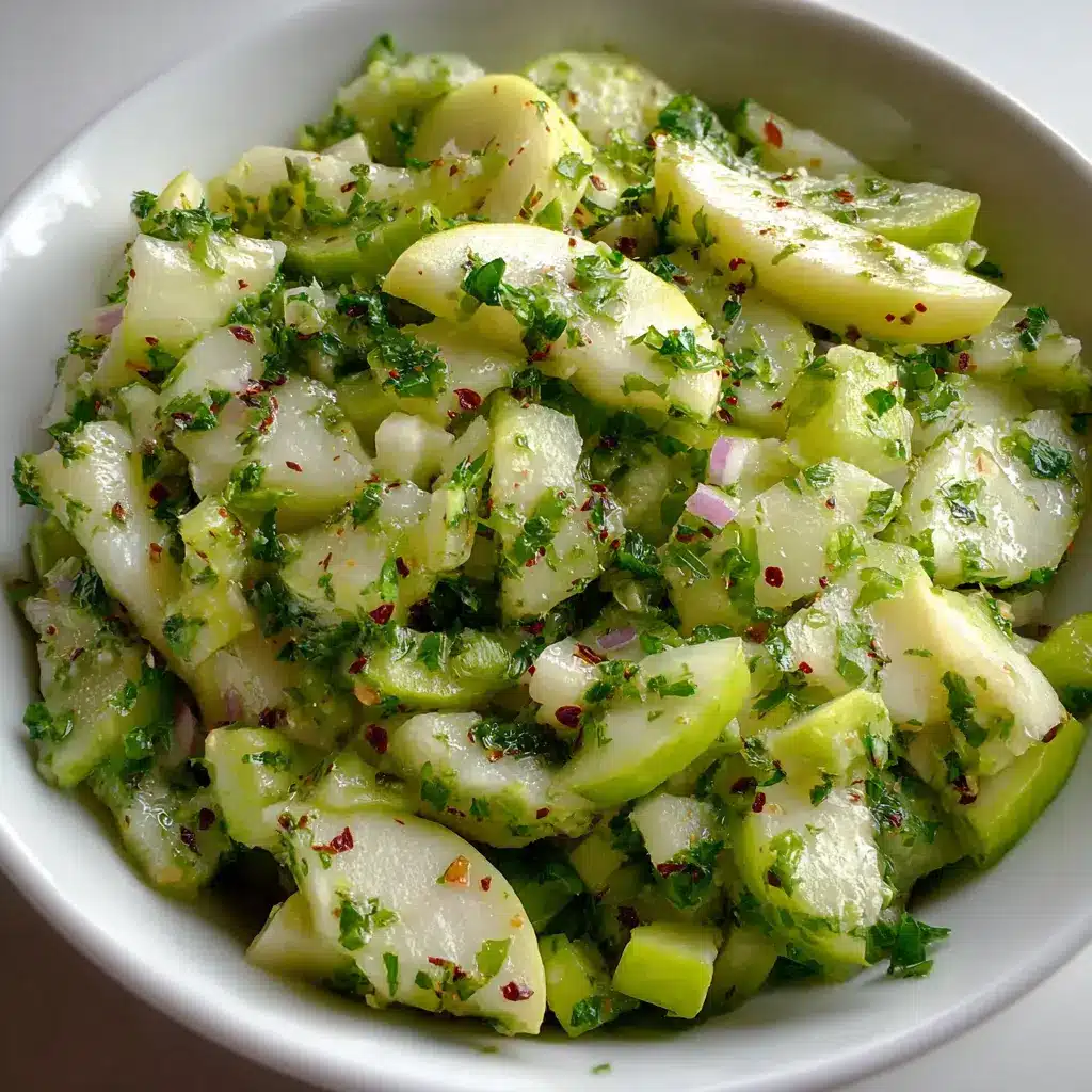 Cucumber Celery Salad with Apple