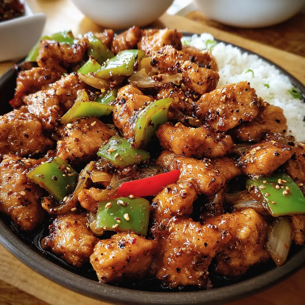 Panda Express Black Pepper Chicken