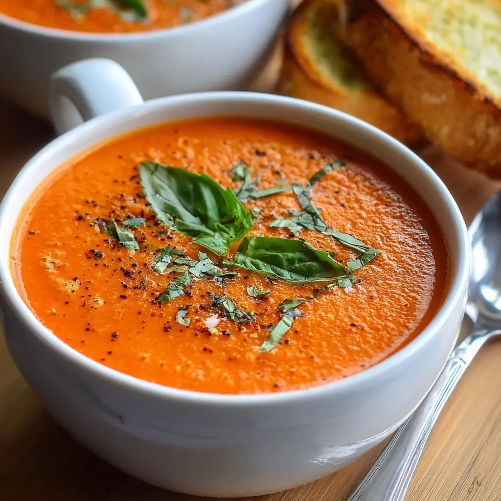 Creamy Tomato Soup (Perfect for Spring & Summer)