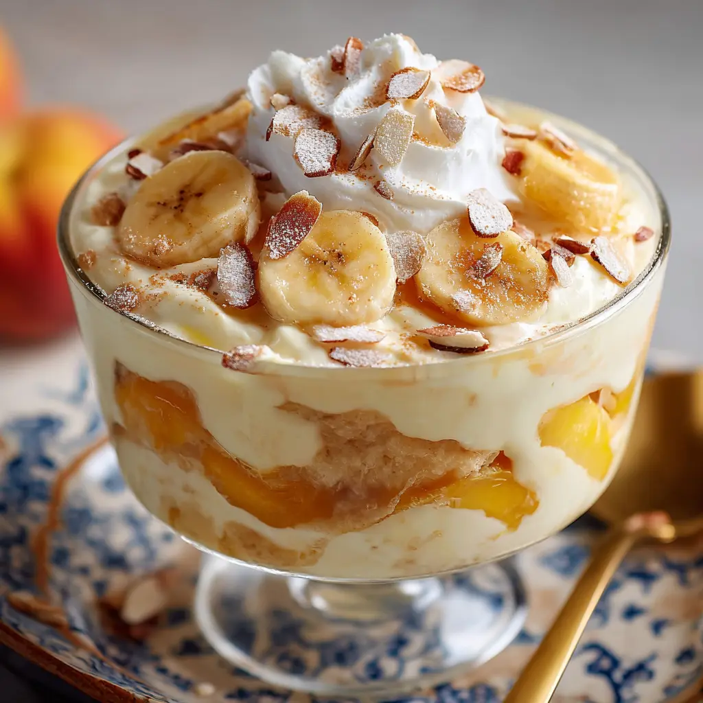Peach Banana Pudding