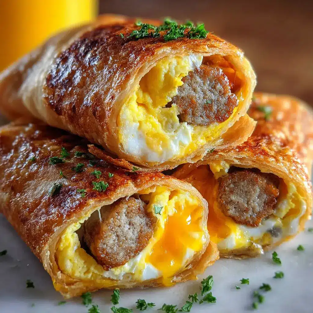 Easy Sausage, Egg, and Cheese Breakfast Roll-Ups