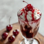 Cherry Swirl Creamy Mocktail