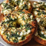 Keto Spinach Cottage Cheese Bagels