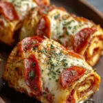 Cheesy Pepperoni Roll Ups