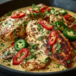 Spicy Jalapeño Chicken with Creamy Sauce