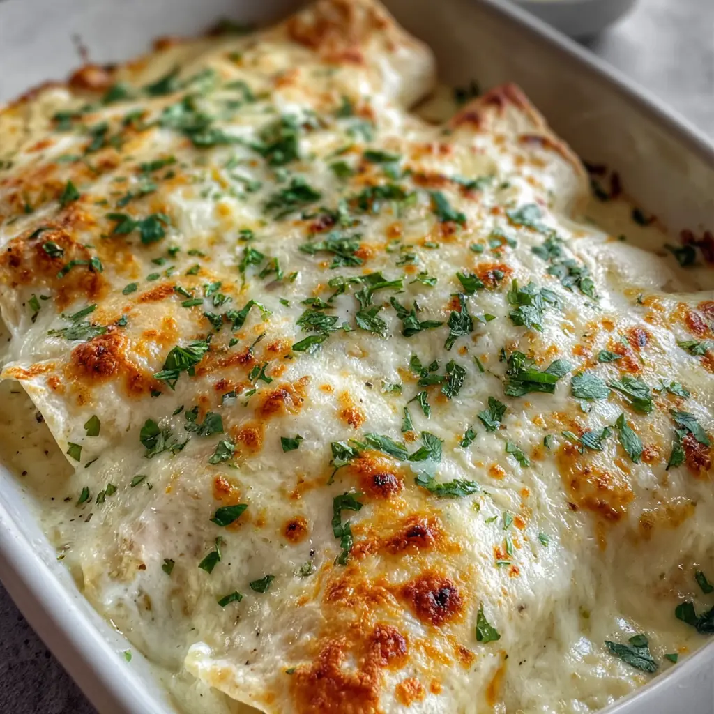 White Chicken Enchiladas