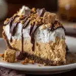 Monster Peanut Butter Cheesecake Pie