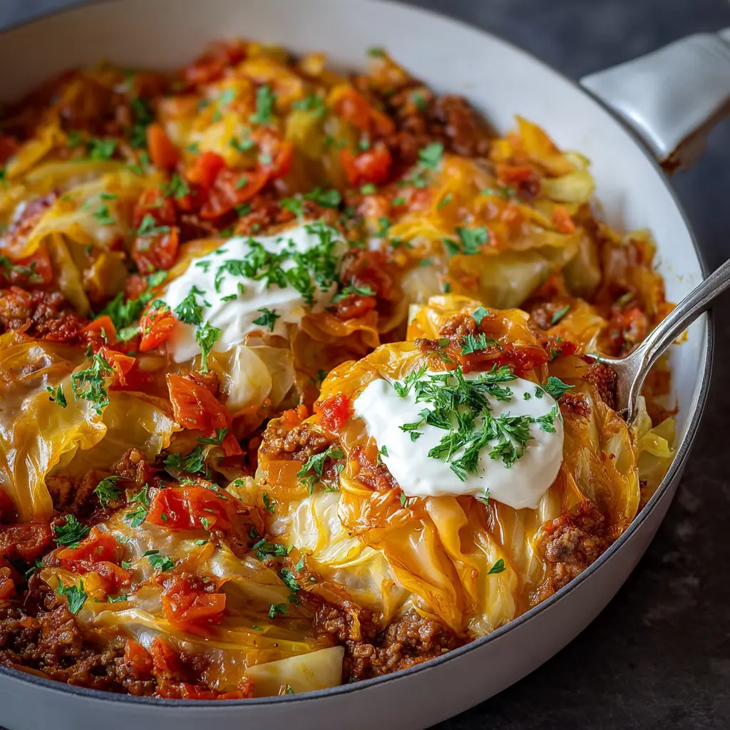 Stuffed Cabbage Roll Casserole