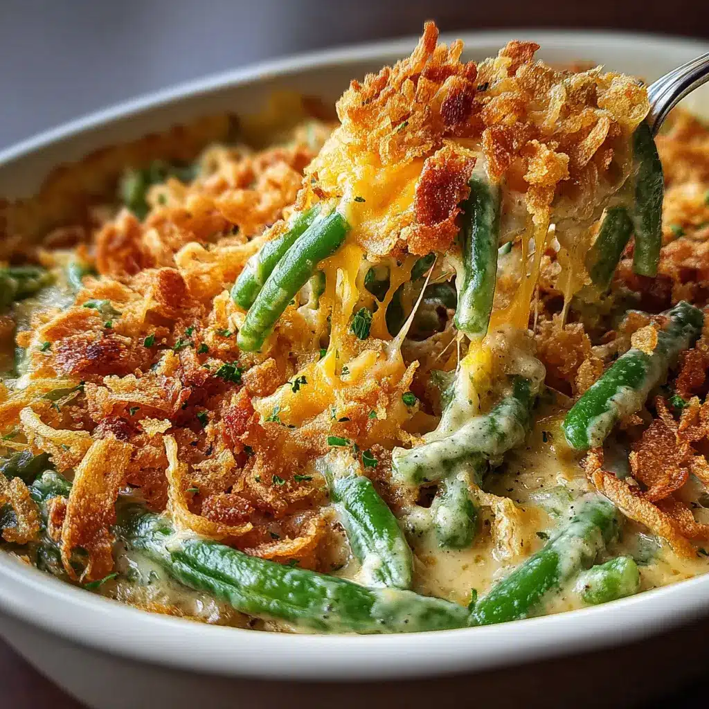 Cheddar Bay Green Bean Casserole