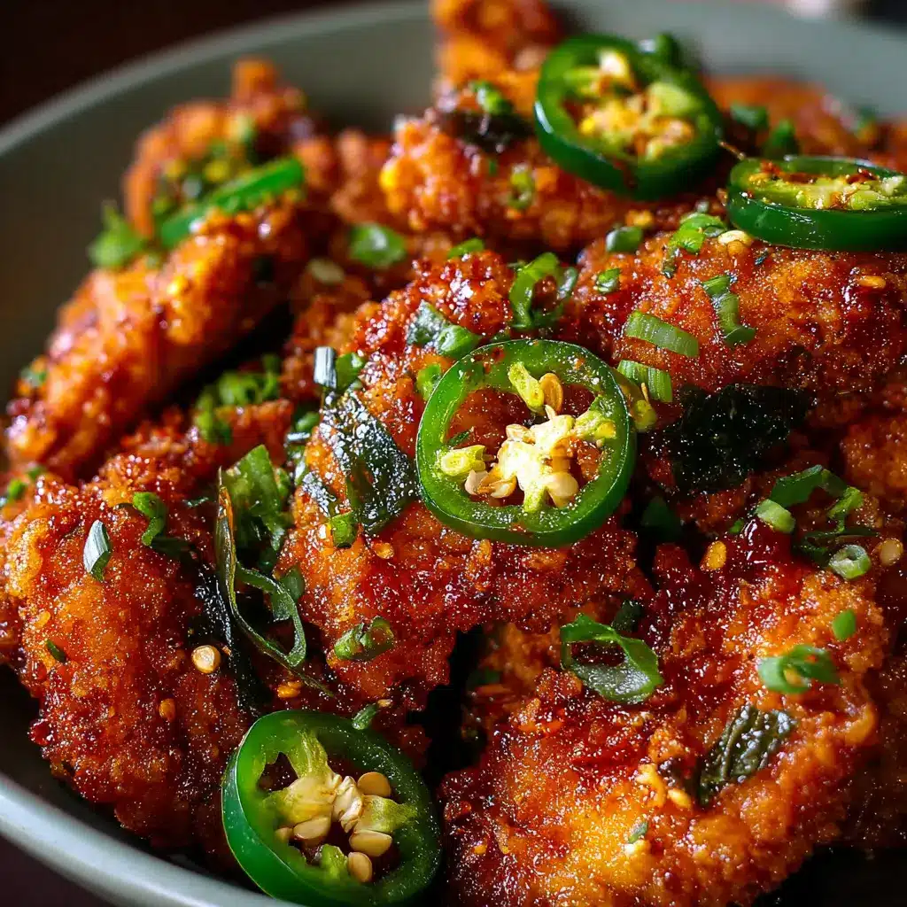 Crispy Spicy Jalapeño Chicken