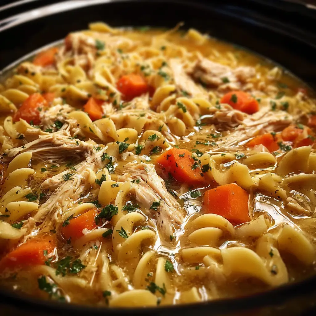 Chicken & Noodles Crock Pot recipe