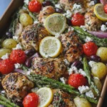 Lemon Feta Chicken Sheet Pan