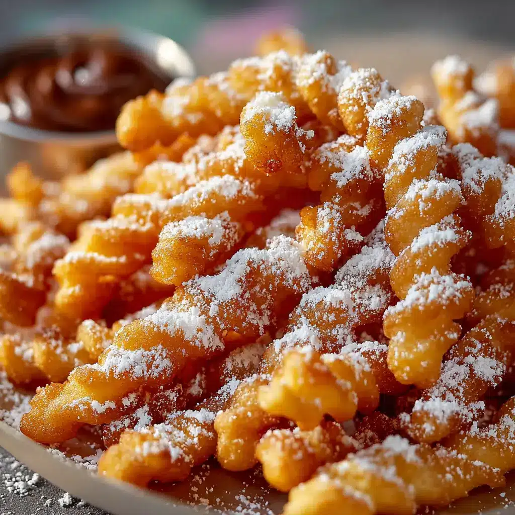 Deliciously Crispy Funnel Cake Sticks