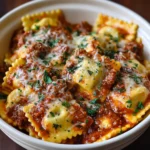 Crockpot Ravioli Casserole