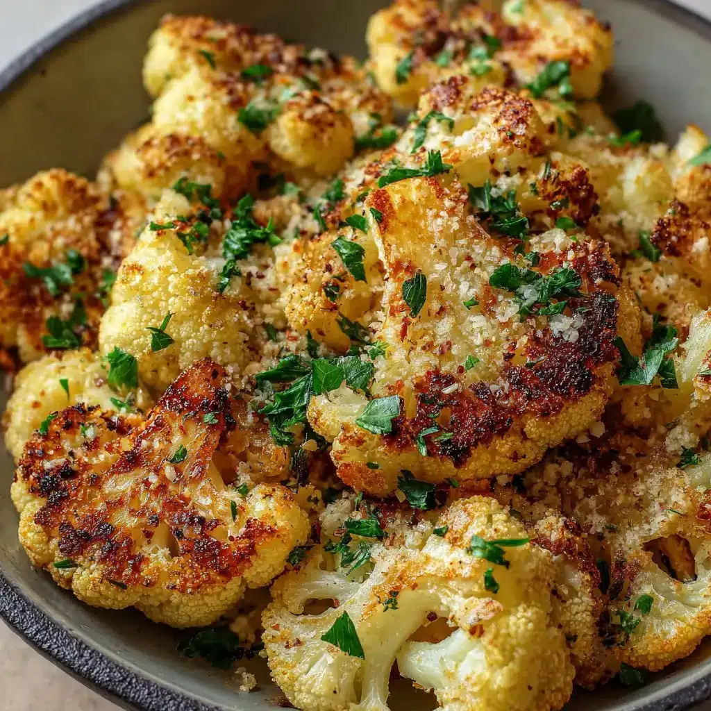 Best Roasted Cauliflower with Garlic