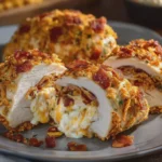 Cream Cheese and Turkey Bacon Stuffed Doritos Chicken