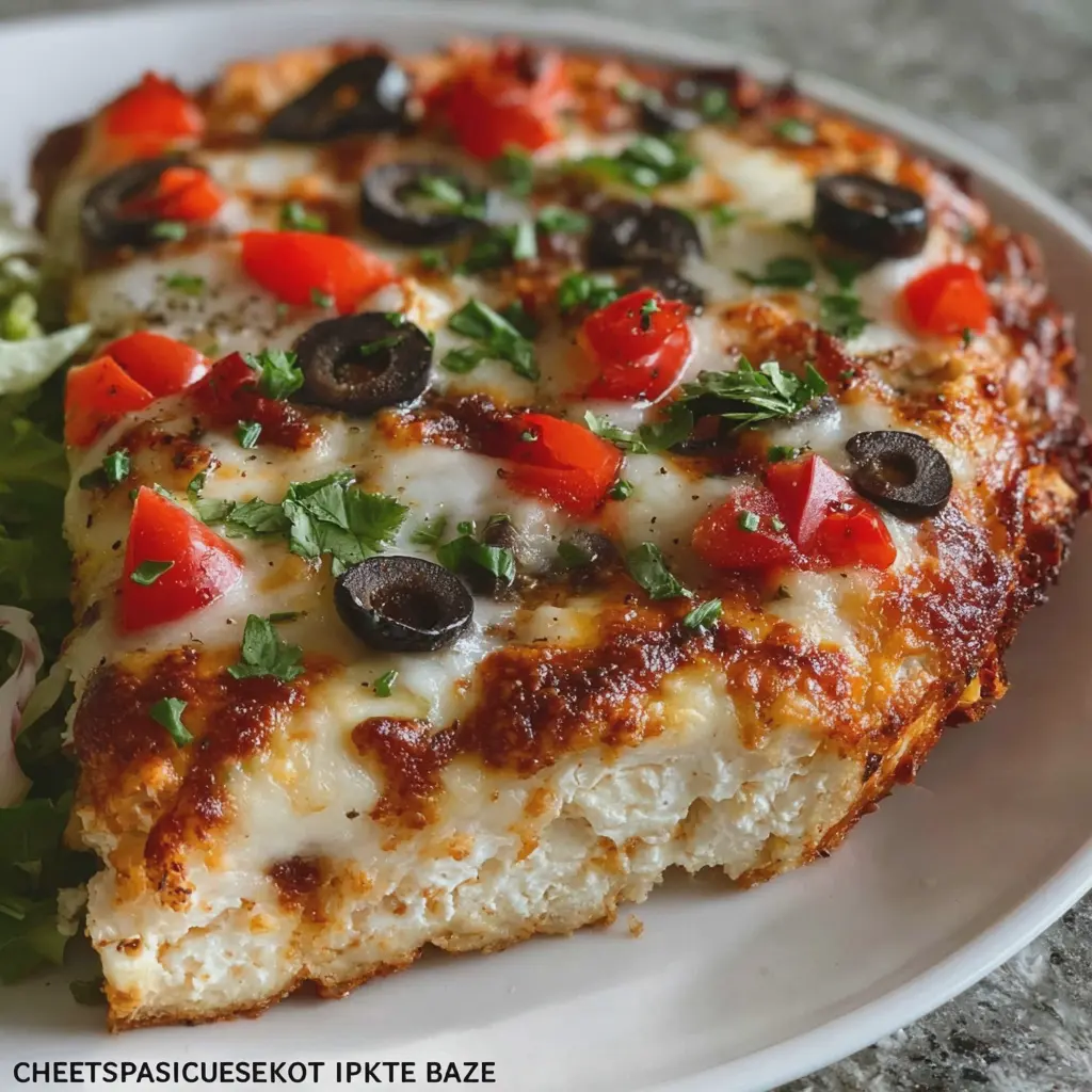 High-Protein Cottage Cheese Pizza Bake