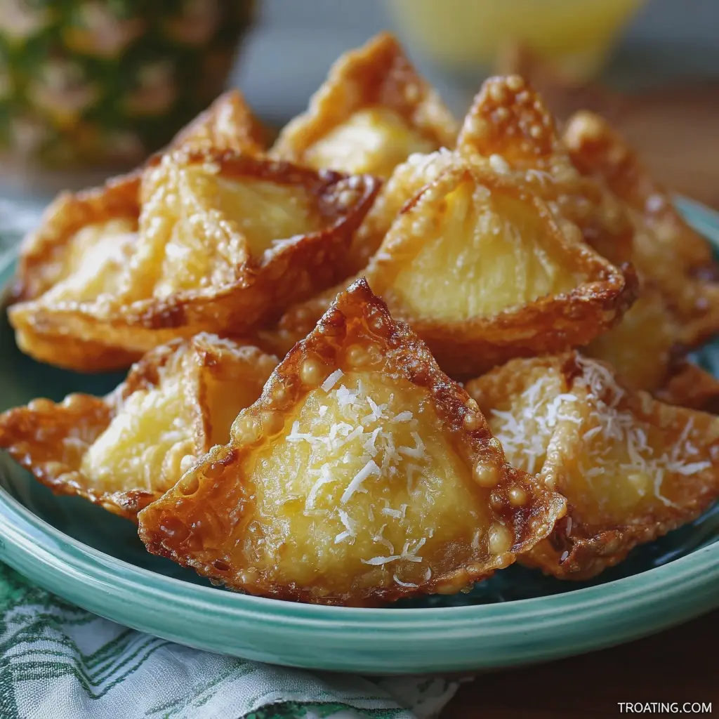 Tropical Pineapple Wonton “Illusions”