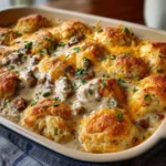 Biscuits & Gravy Casserole