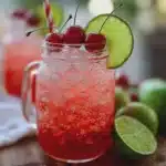 Homemade Cherry Limeade