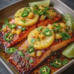 Honey Pineapple Jalapeño Salmon