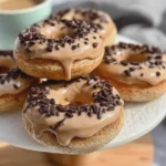 Coffee Donuts (Vanilla Espresso Cake Donuts with Coffee Glaze)