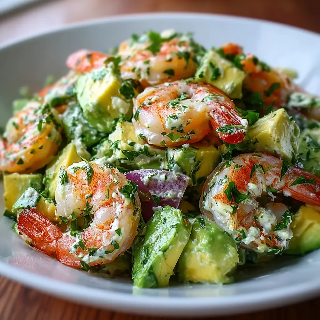 Creamy Avocado Shrimp Salad