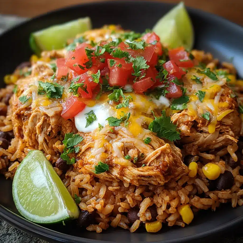 Slow Cooker Taco Chicken and Rice