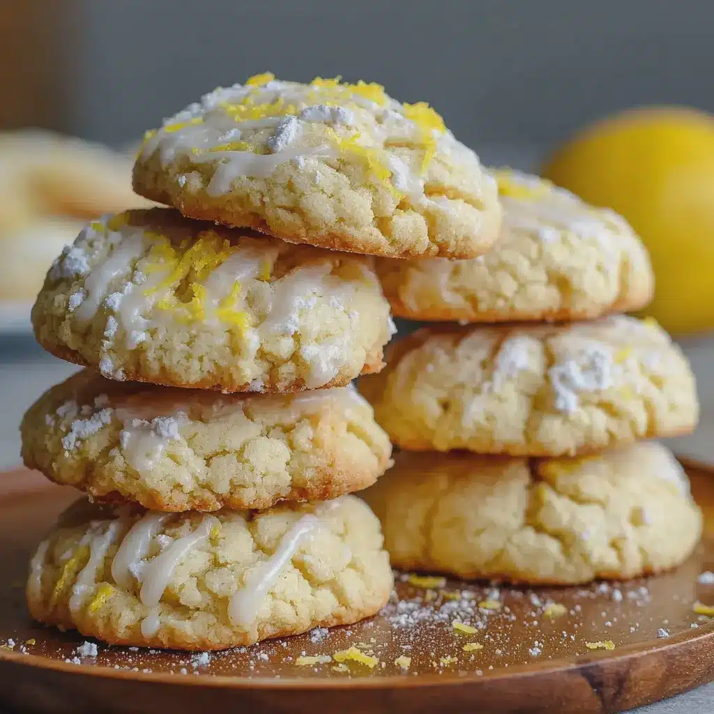 Lemon Cake Mix Cookies