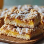 3-Ingredient Peach Cobbler Bars
