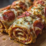 Keto Pizza Roll-Ups