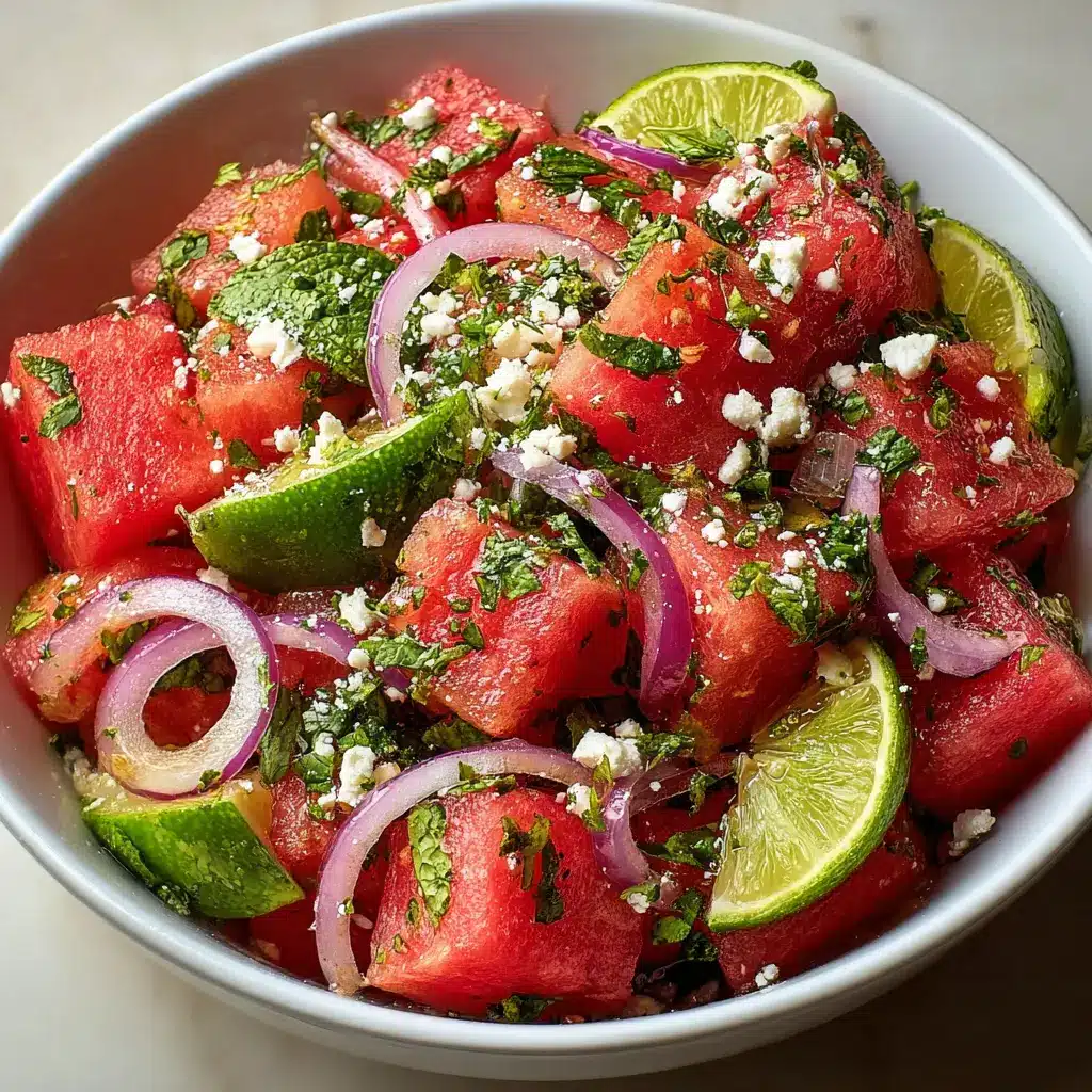 Mexican Watermelon Salad