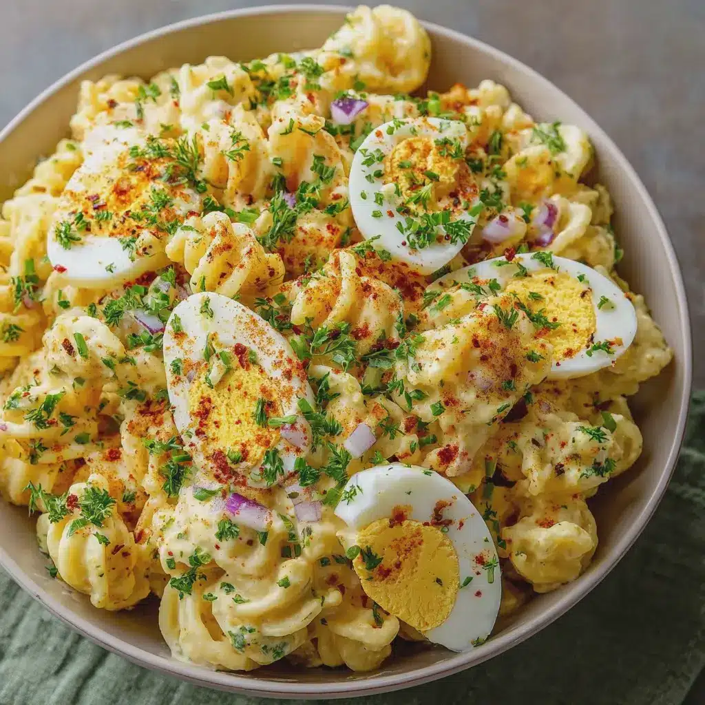 Deviled Egg Pasta Salad