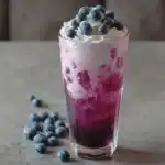 Sugar-Free Blueberry Italian Cream Soda