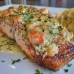 Crab & Shrimp Stuffed Salmon