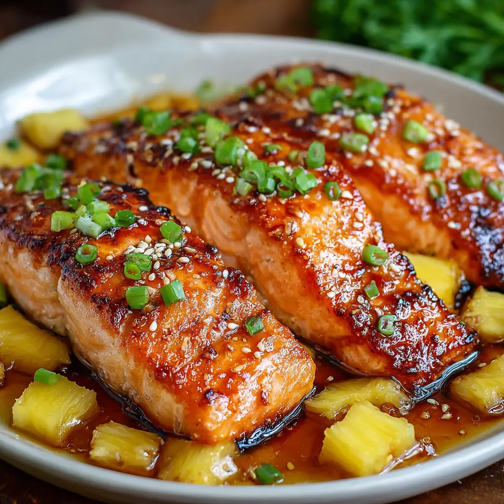 Pineapple Glazed Salmon