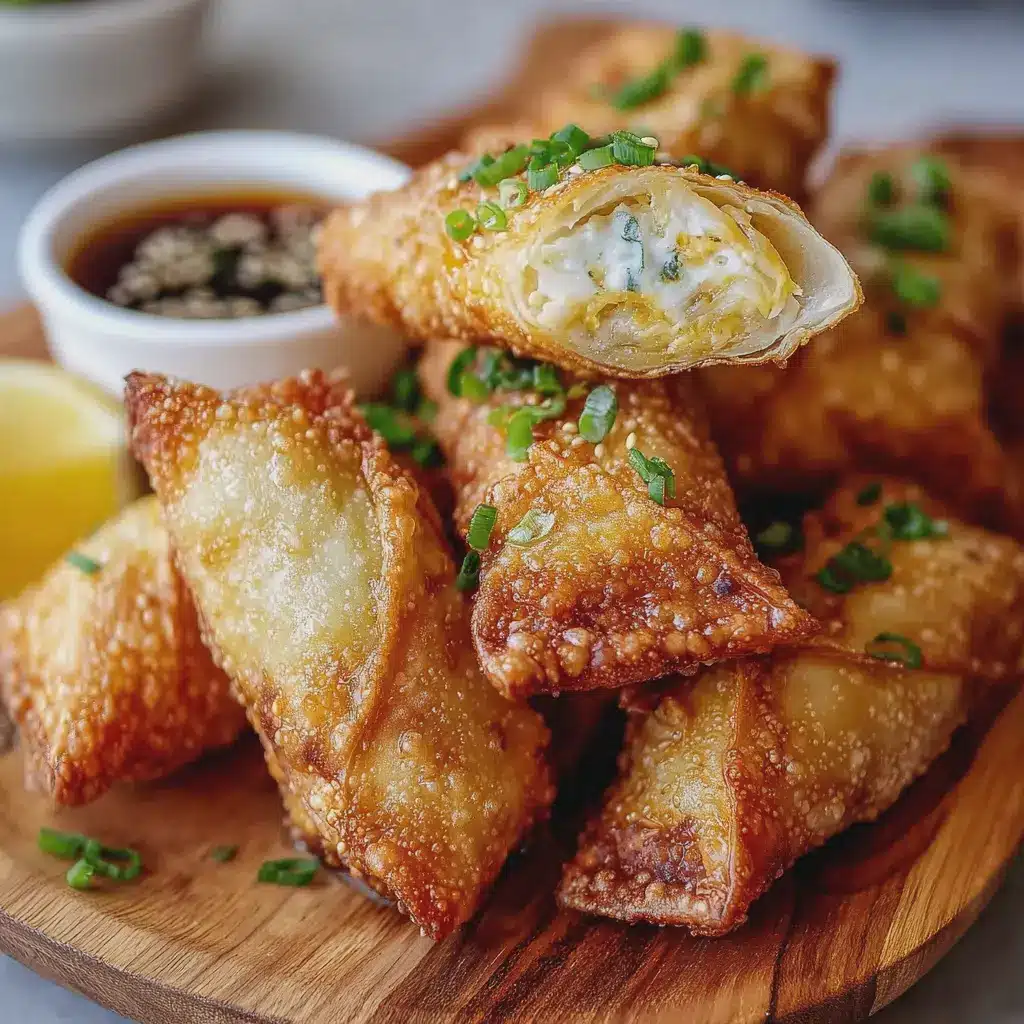 Crab Rangoon Egg Rolls
