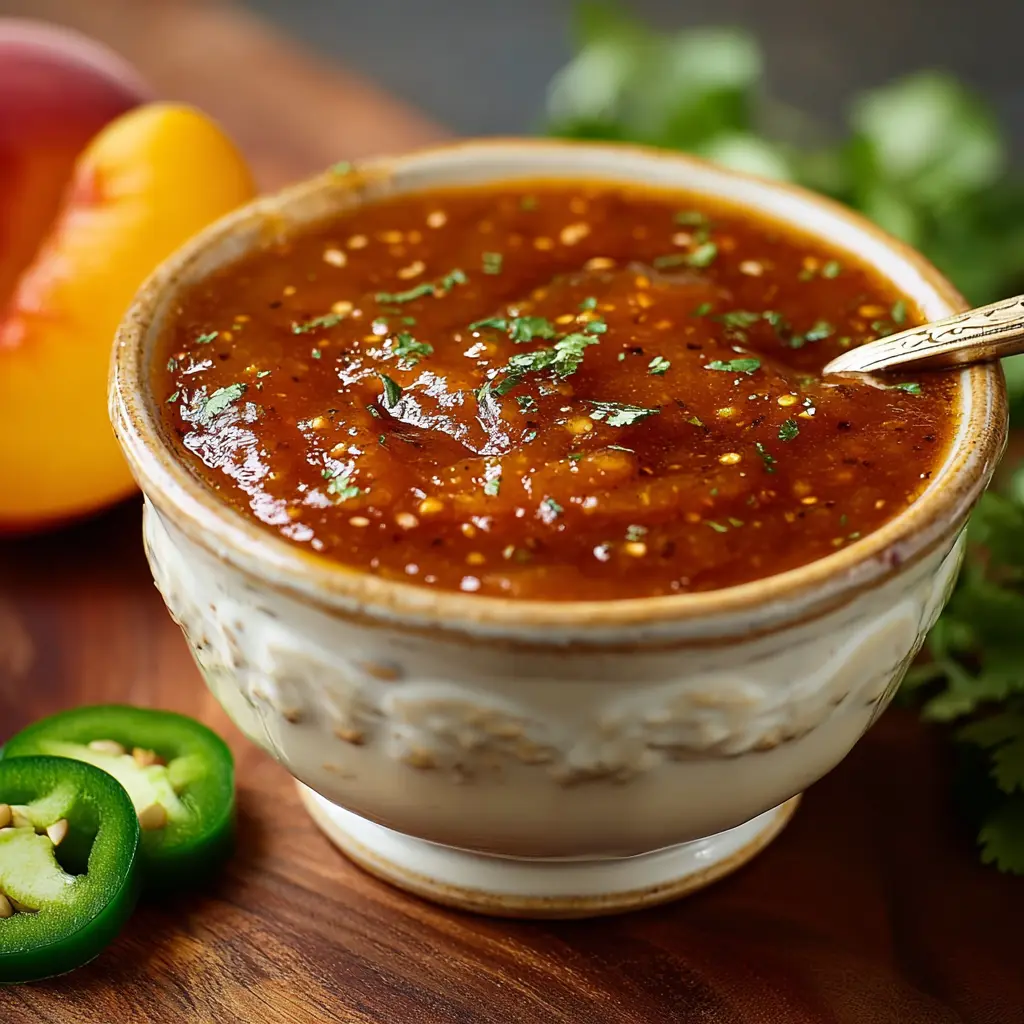 Carolina Gold Jalapeño Peach BBQ Sauce