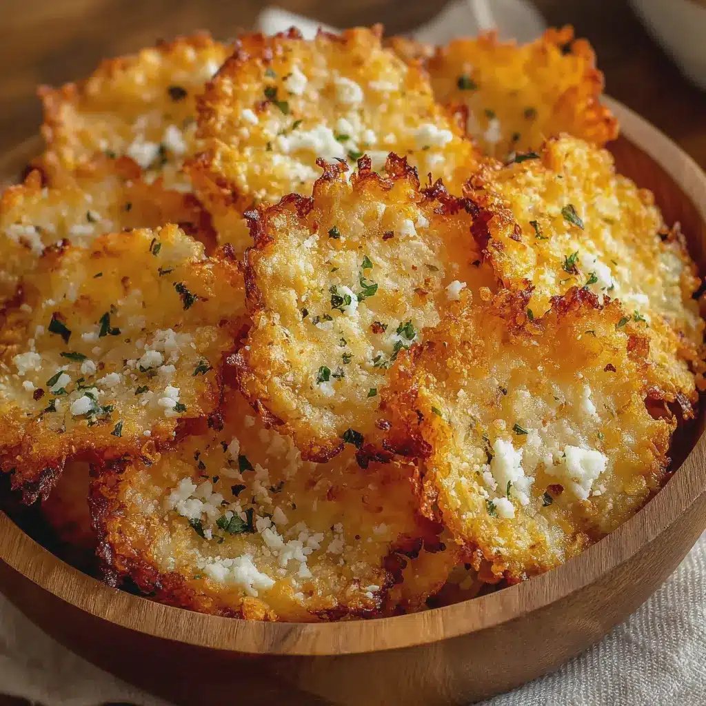 Crispy Cottage Cheese Chips