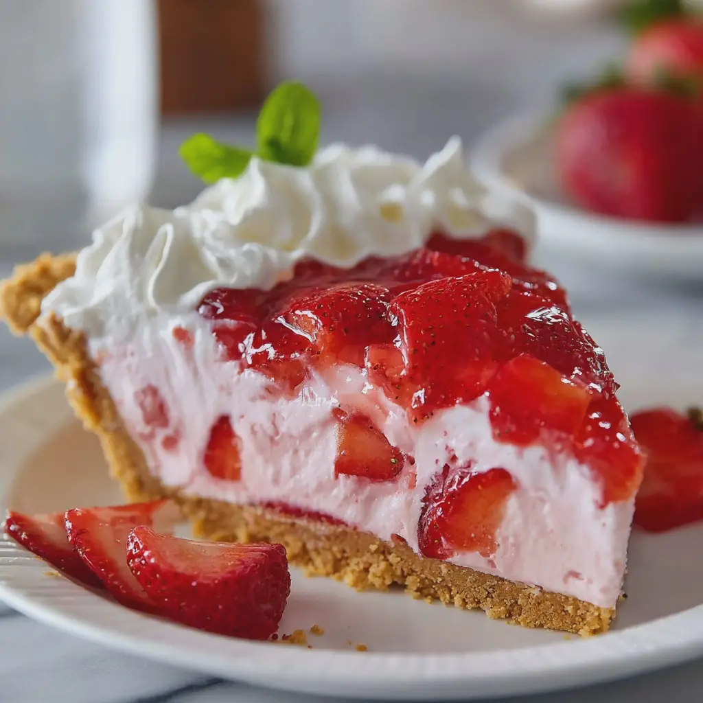 Strawberry Jello Pie