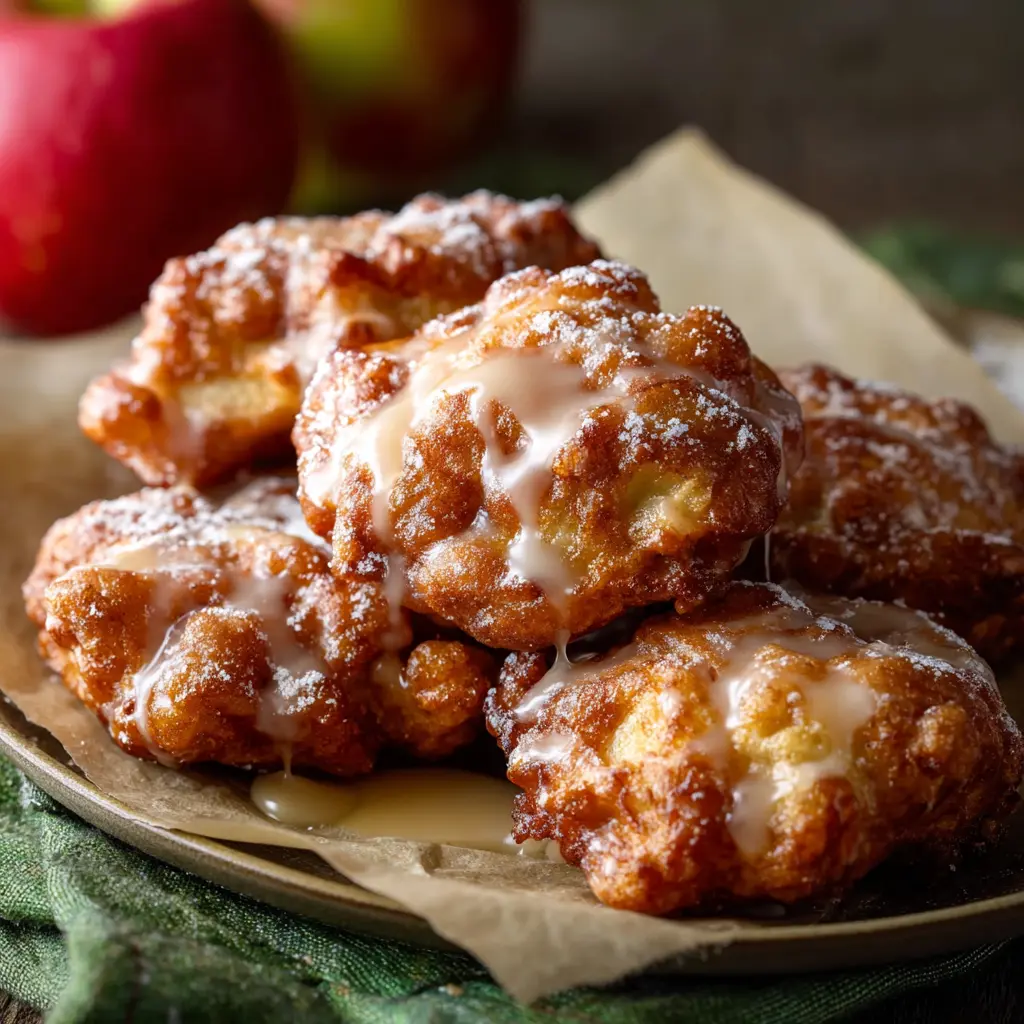 Baked Apple Fritters (Quick & Easy)