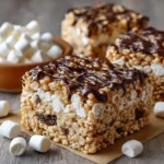 ROLLED S'MORES RICE KRISPIE TREATS