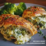 Cream Cheese and Broccoli Stuffed Chicken Breasts