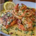 Creamy Garlic Shrimp Salmon