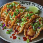 Crispy Chicken Wonton Tacos