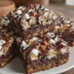 Mississippi Mud Pecan Bars
