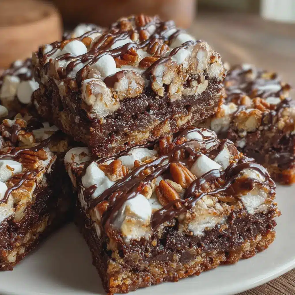 Mississippi Mud Pecan Bars