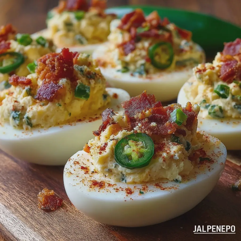 Jalapeño Popper Deviled Eggs