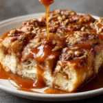 Caramel Apple Cinnamon Roll Dump Cake